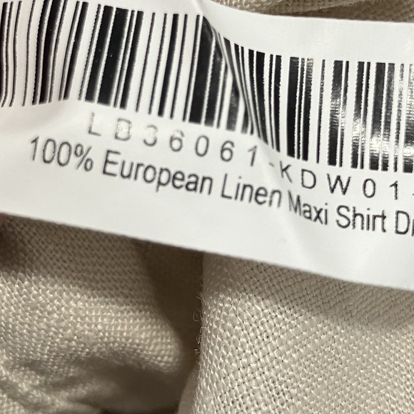 Quince Linen Shirt Dress Womens XL Button Front Tie Waist Long Sleeve NWT - Picture 11 of 14